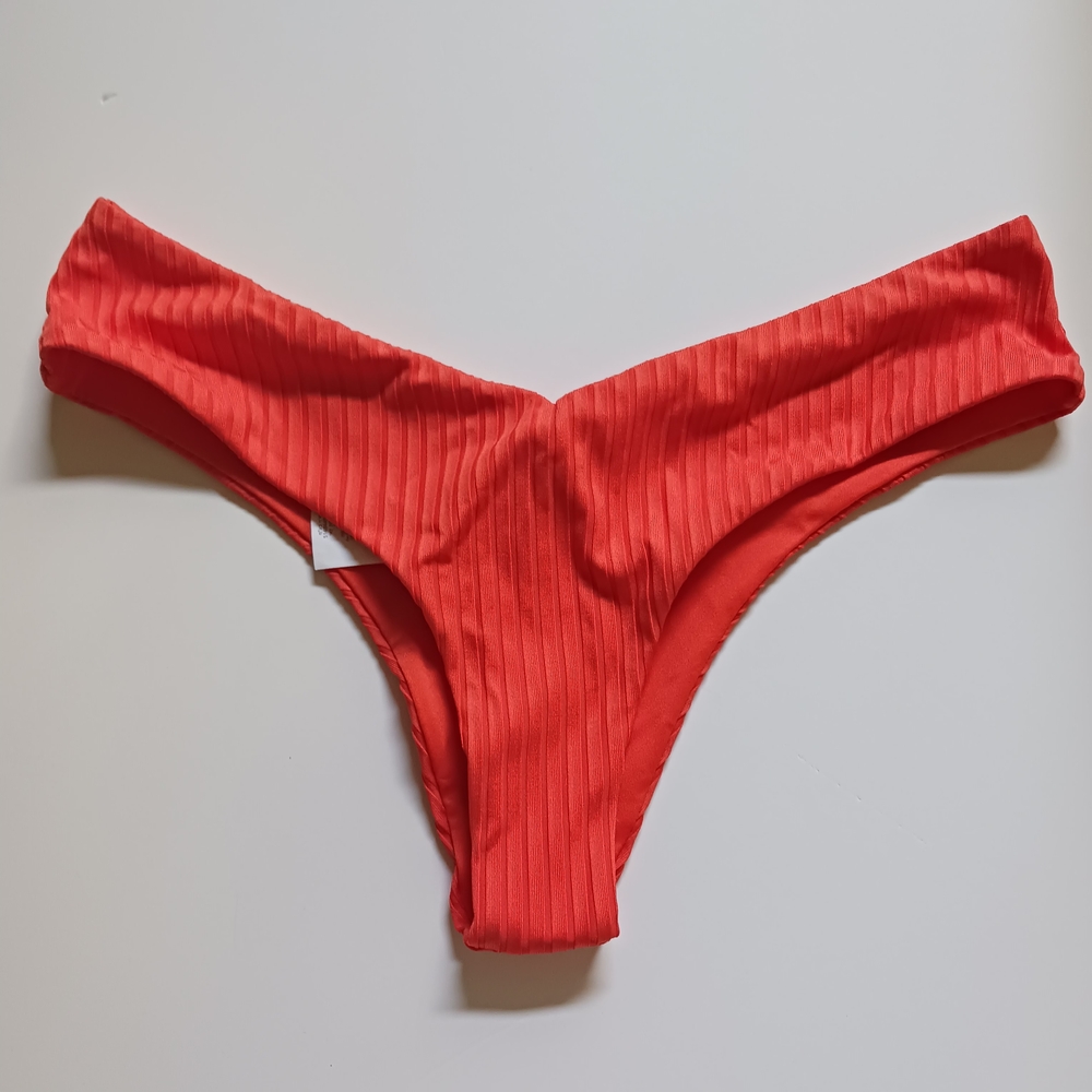 4X$30  Rip curl  Women   Bikini Brief /Bottoms Orange Red   SZ S NWOT